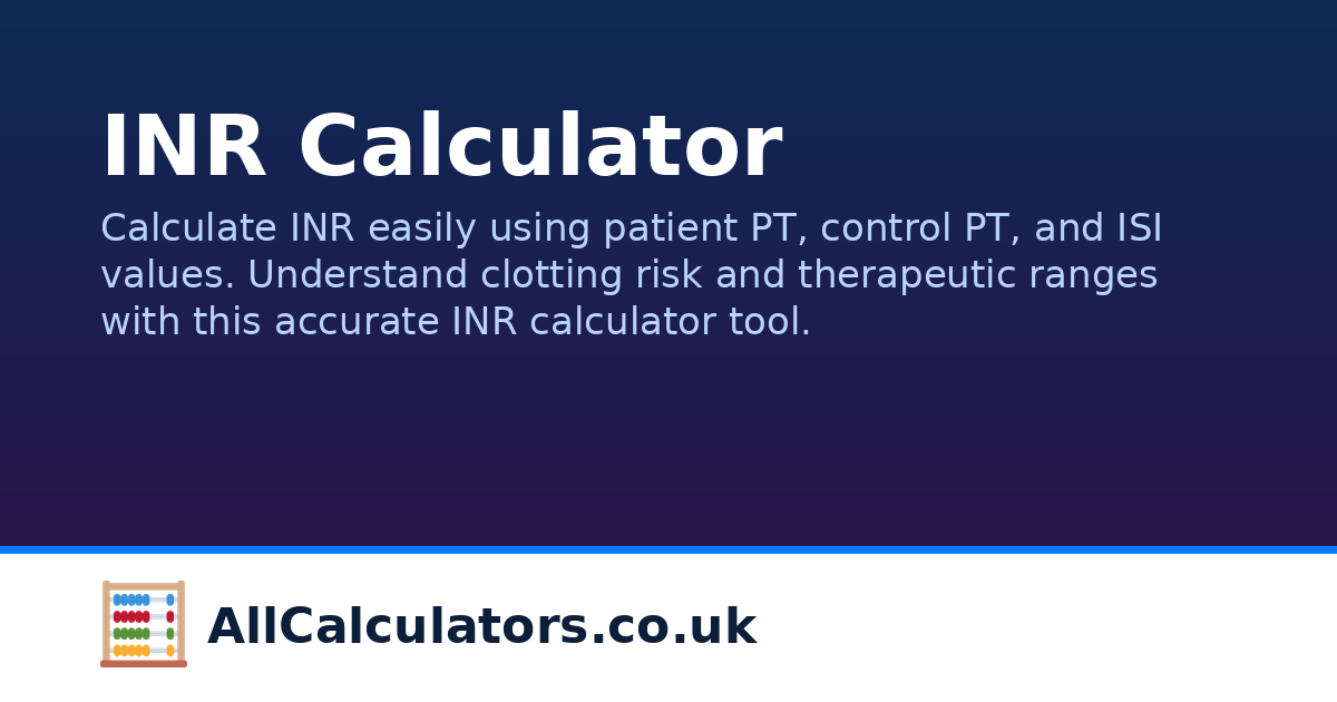 Programme Inr INR Calculator | AllCalculators.co.uk